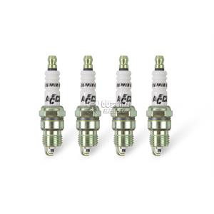 ACCEL SPARK PLUG SHORTY C-CUT GROUND ELECTRODE TAPERED SEAT 4-PACK