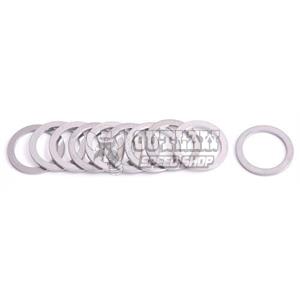 AEROFLOW BSPP ALUMINIUM WASHERS SUIT 1/4" THREAD 10-PACK