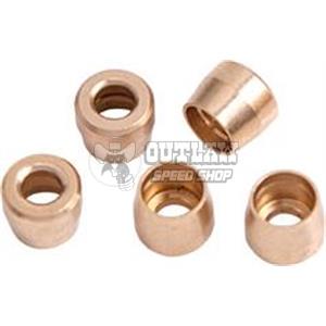 AEROFLOW BRASS PTFE HOSE OLIVE INSERTS -8AN 5-PACK