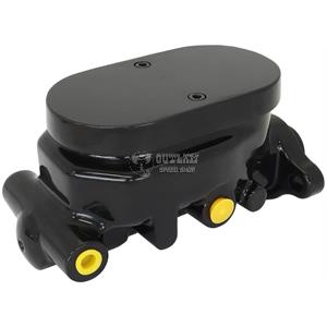 AEROFLOW BRAKE MASTER CYLINDER 1" BORE BLACK CAST ALUM FITS GM