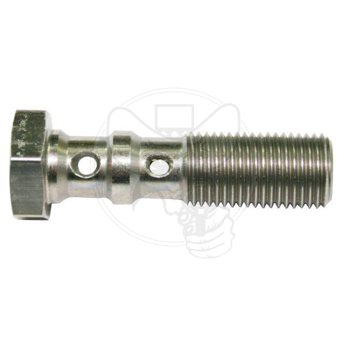 AEROFLOW DOUBLE BANJO BOLT 7/16"-20 x 38.5mm LONG