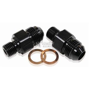 AEROFLOW AUTO TRANS COOLER ADAPTER TH400 1/4" NPSM TO -6AN - PAIR