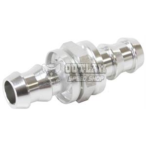 AEROFLOW -10 MALE TO -12 MALE BARB PUSH LOCK ADAPTER - SILVER