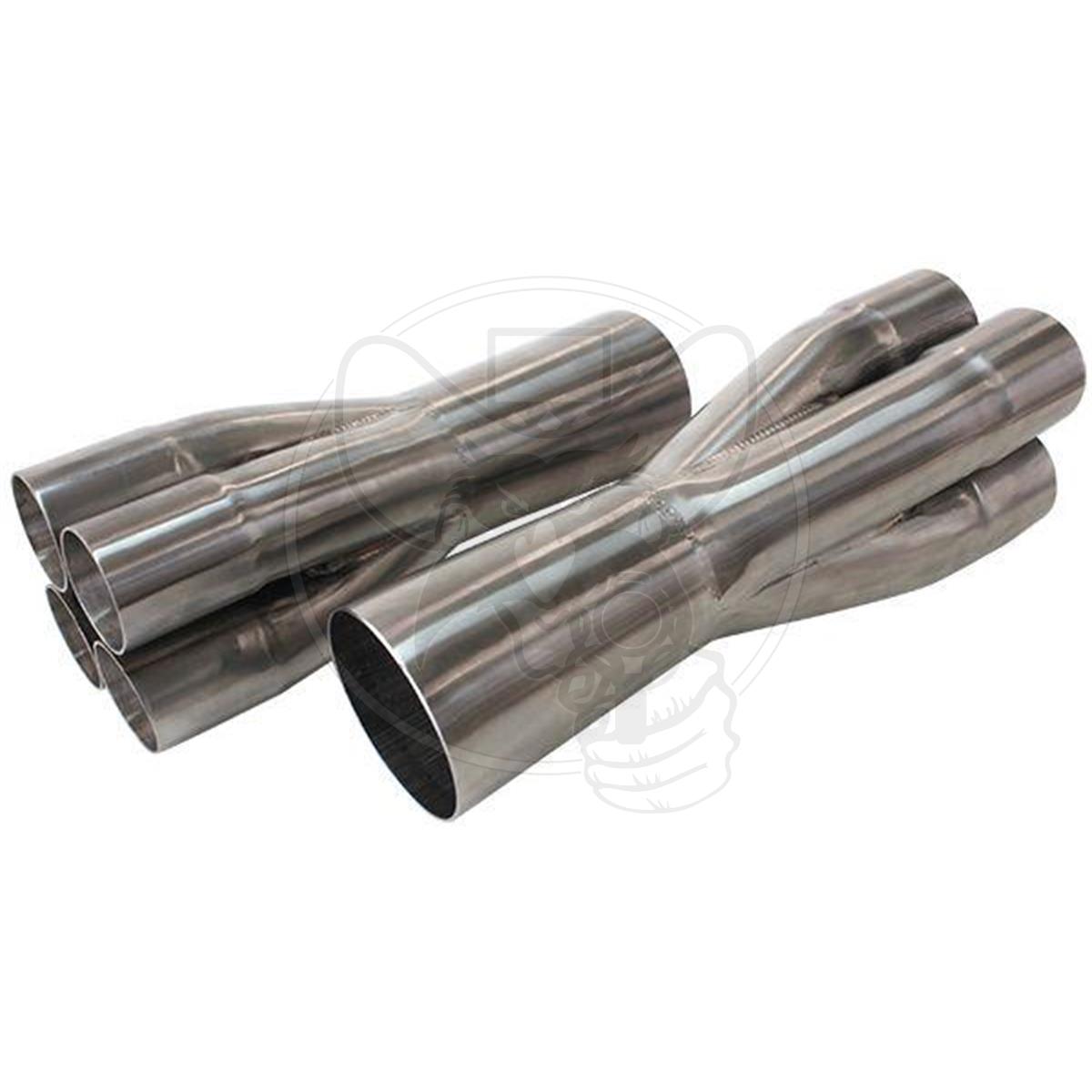 AEROFLOW MERGE COLLECTOR STAINLESS STEEL 1-7/8" TO 3.5" 4 INTO 1