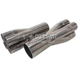 AEROFLOW MERGE COLLECTOR STAINLESS STEEL 2" TO 3.5" 4 INTO 1