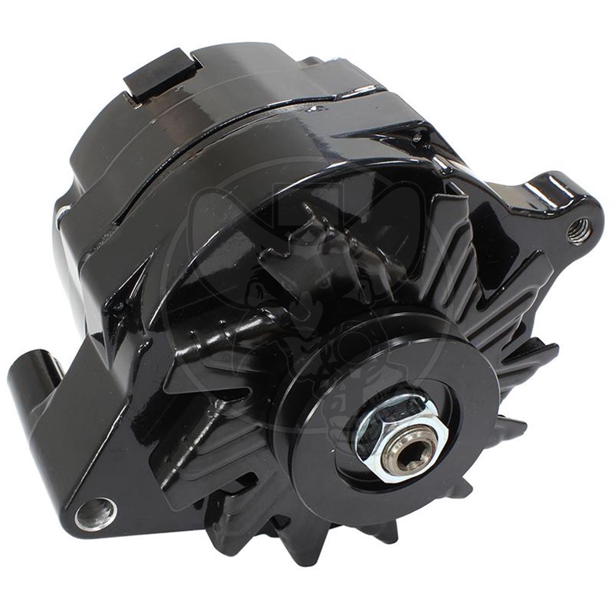 AEROFLOW ALTERNATOR 140 AMP BLACK 1 WIRE DELCO BODY FITS FORD