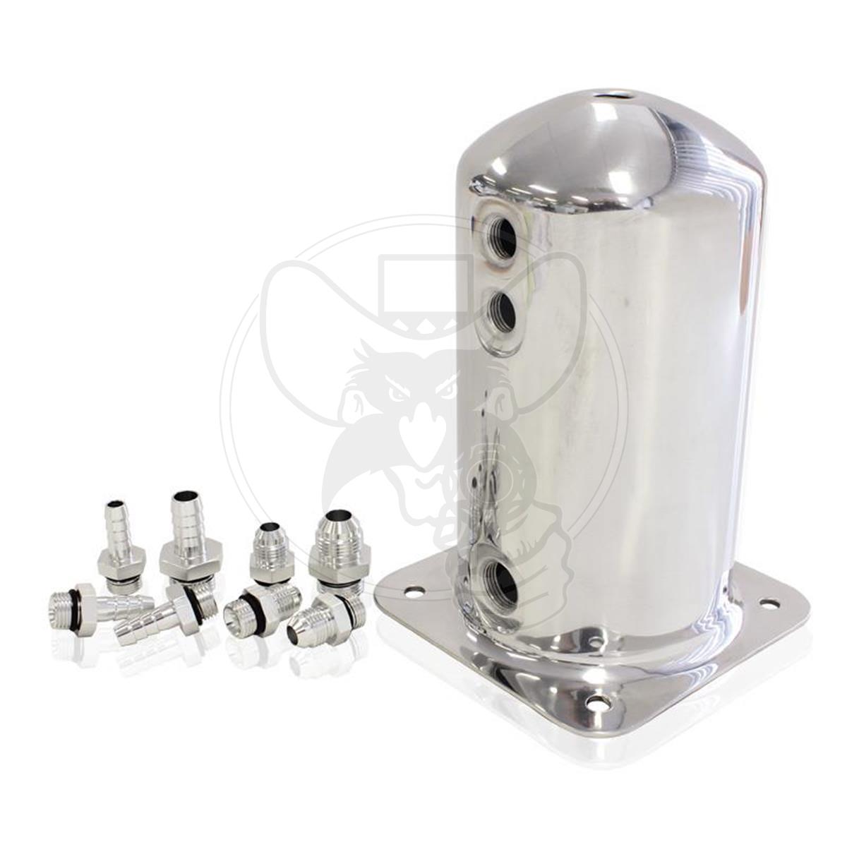 AEROFLOW SURGE TANK 2.5L SPUN ALLOY