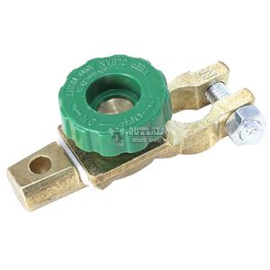 AEROFLOW SOLID BRASS ISOLATING BATTERY TERMINAL NEGATIVE SIDE