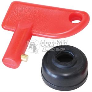 AEROFLOW BATTERY ISOLATOR KEY ONLY RED WEATHER TIGHT SEAL