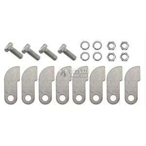 AEROFLOW MERGE COLLECTOR TABS WITH BOLT8 X TABS AND 4 X BOL