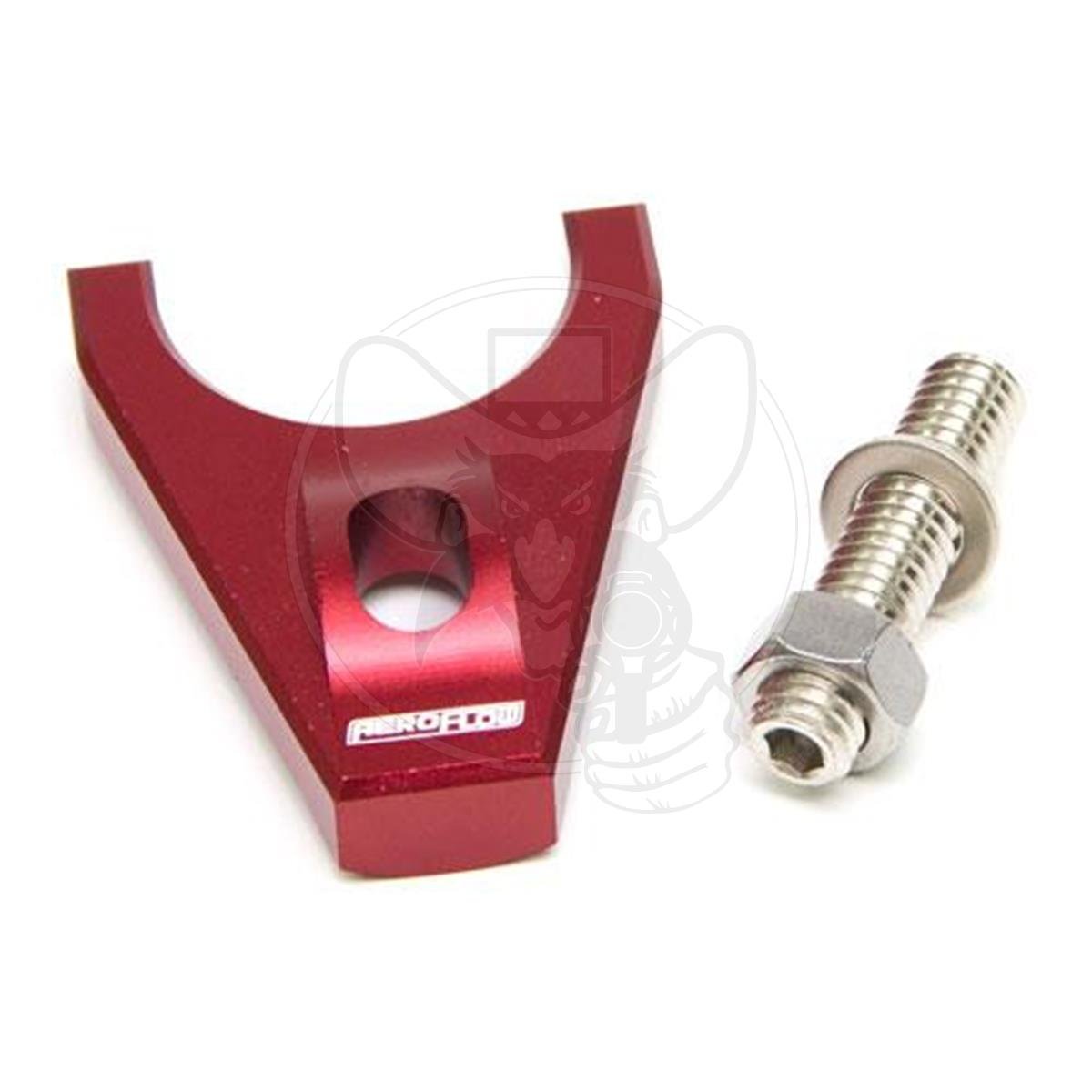 AEROFLOW BILLET DISTRIBUTOR HOLD DOWN FITS HOLDEN V8 RED