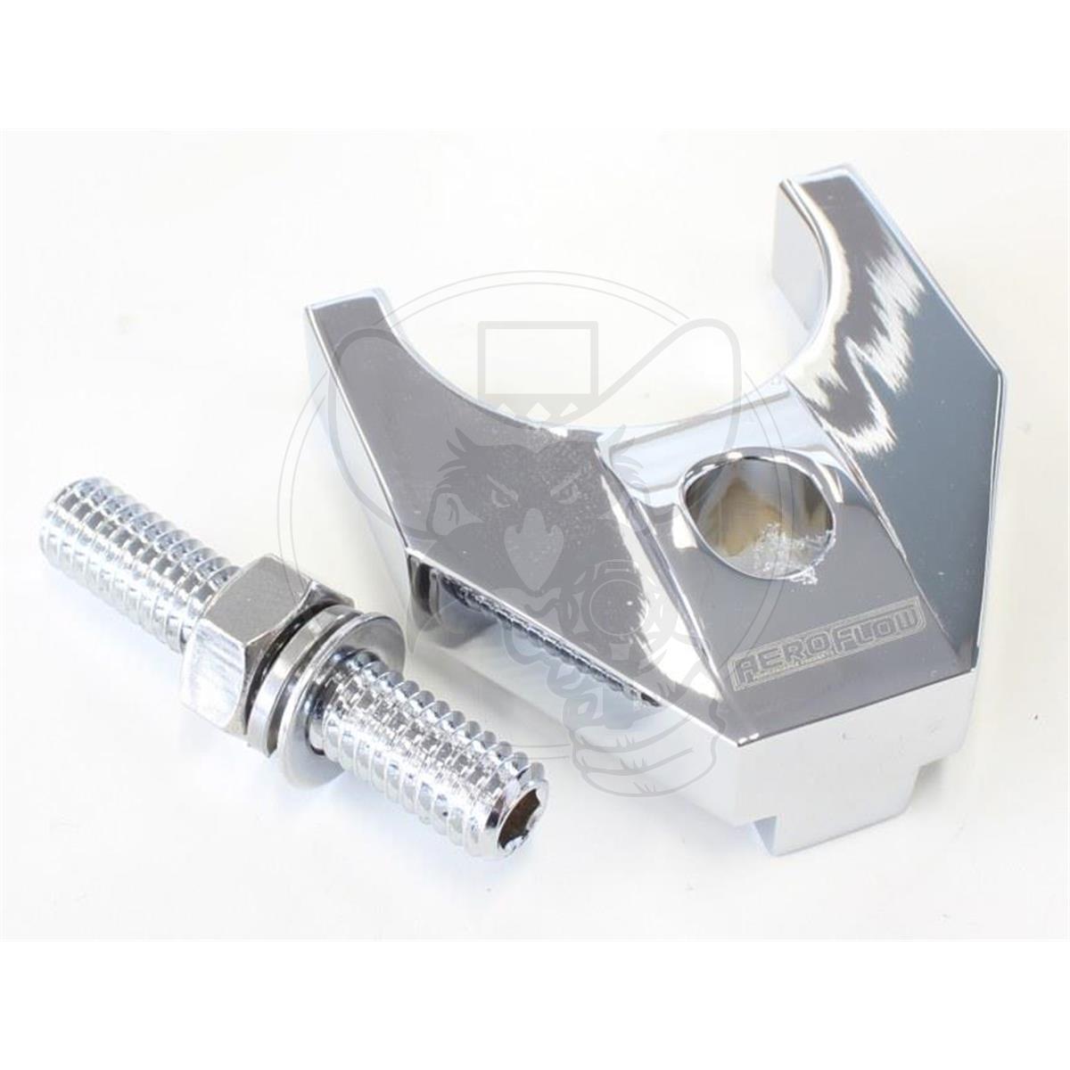 AEROFLOW BILLET DISTRIBUTOR CLAMP FITS FORD WINDSOR/351C LGE CHROME