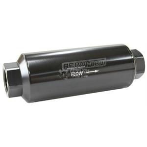 AEROFLOW 100 MICRON PRO FILTER WITH -12AN ORB PORTS BLACK