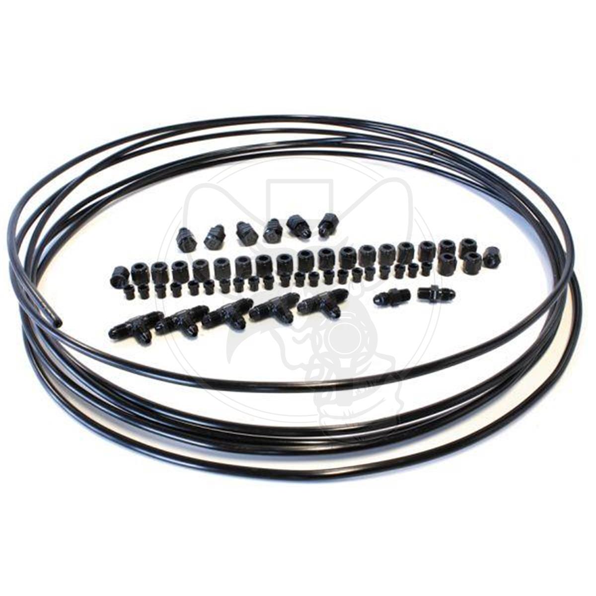 AEROFLOW FIRE SYSTEM LINE KIT 25'/7.5M INCLUDES A RANGE OF FITTINGS