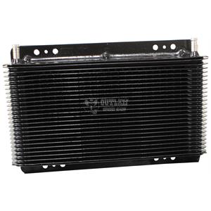 AEROFLOW 11" X 6" X 1-1/2" OIL COOLER 3/8" WITH BARB FITTINGS