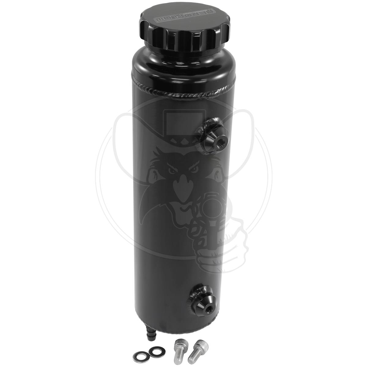 AEROFLOW 1.45 LTR RADIATOR OVERFLOW TANK 12"H x 1.5"DIA BLACK