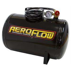 AEROFLOW 5-GAL PORTABLE AIR TANK 125 PSI MAX W/LINE & GAUGE BLACK