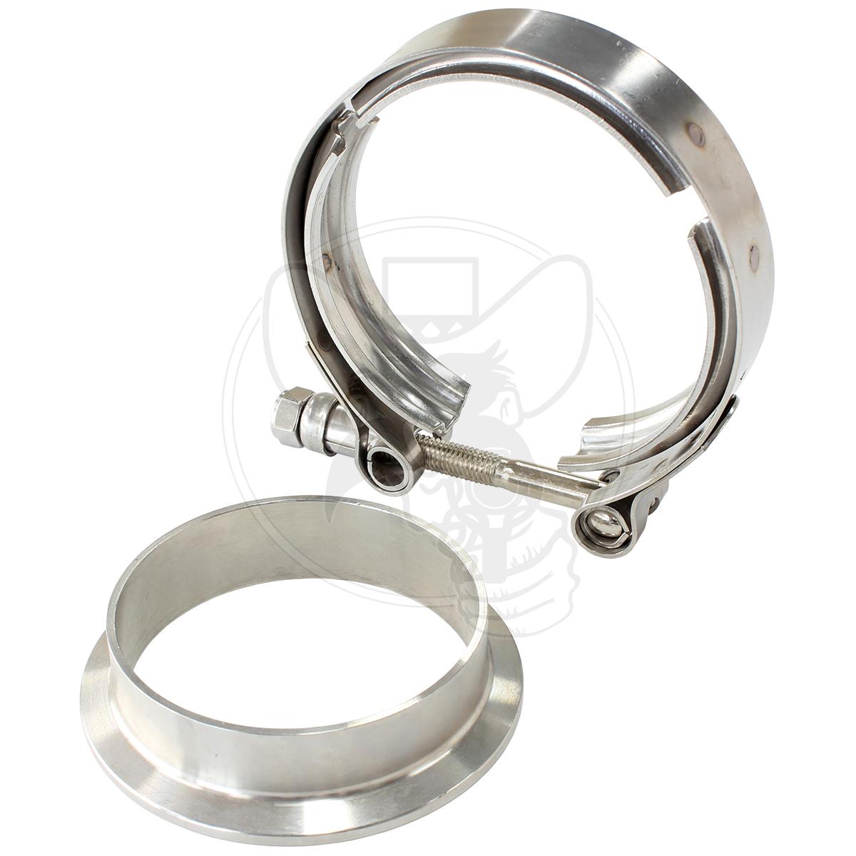 AEROFLOW TURBINE OUTLET FLANGE & V-BAND 3.0"ID FLANGE GT30/35