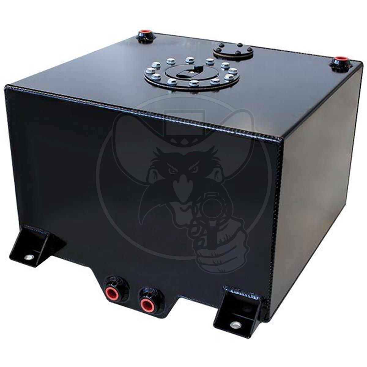 AEROFLOW FUEL CELL BLACK ALLOY 38 LITRE WITH CAVITY SUMP