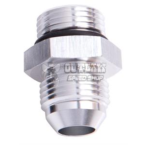 Aeroflow -10 ORB to -4AN Straight Male Flare Adapter - Silver