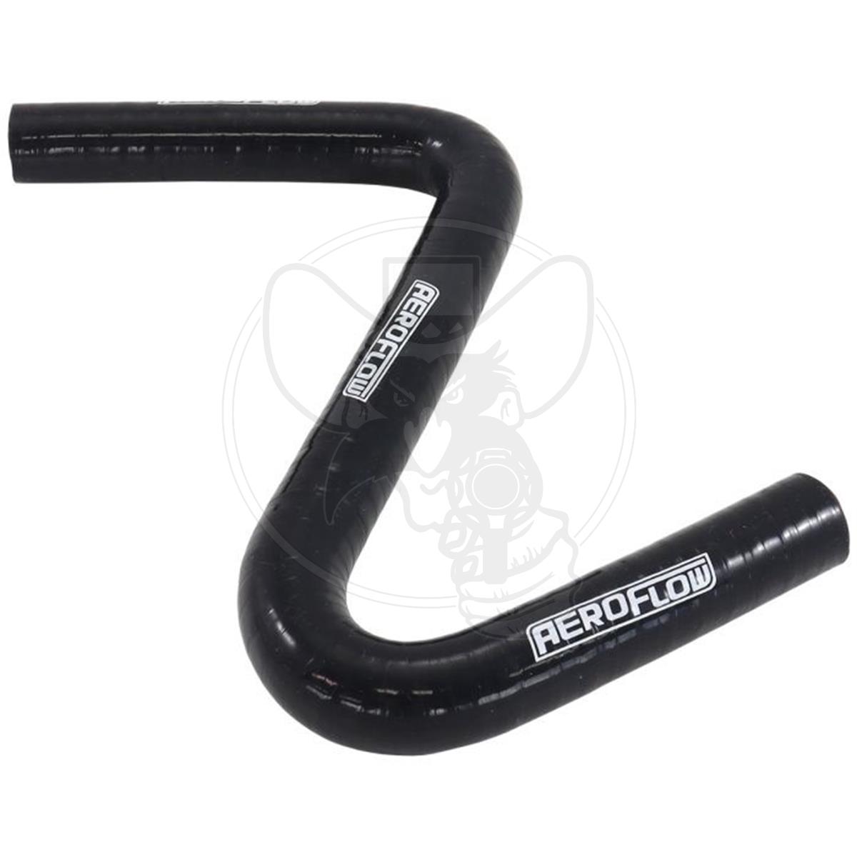 AEROFLOW Z-BEND SILICONE HEATER HOSE BLACK 5/8"ID (16mm)