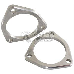 AEROFLOW 3-BOLT STAINLESS EXHAUST FLANGE 2.5" ID X 3/8" THICK