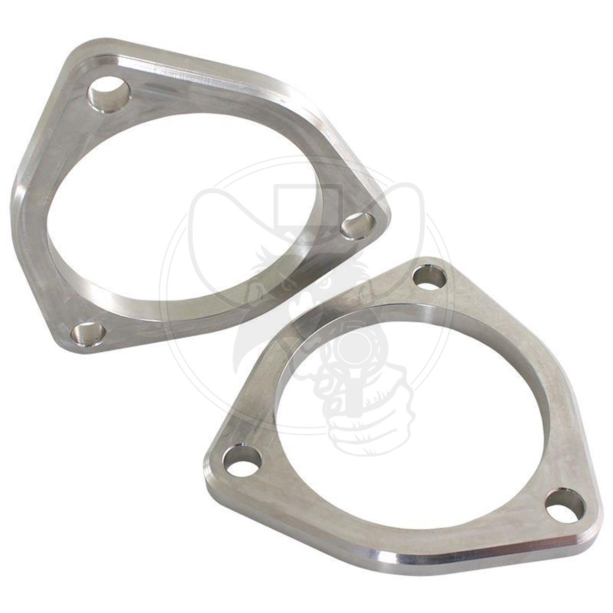 AEROFLOW 3-BOLT STAINLESS EXHAUST FLANGE 3.0" ID X 3/8" THICK