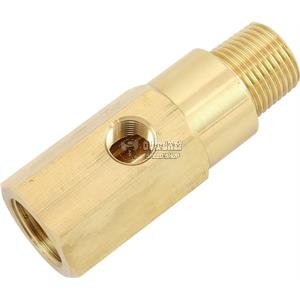 AEROFLOW OIL PRESSURE GAUGE 3/8" NPT MALE/FEMALE ADAPTOR