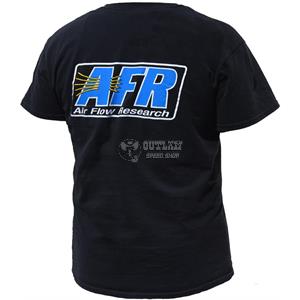 AFR AIR FLOW RESEARCH T-SHIRT BLACK - SMALL