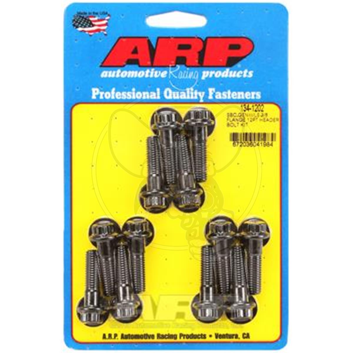 ARP EXHAUST HEADER BOLTS FITS GM LS 3/8" FLANGE M8 1.181" UHL 12PK