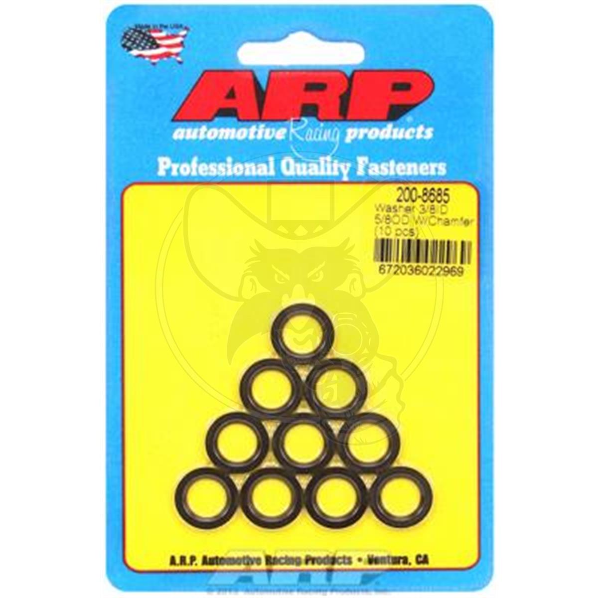 ARP WASHERS FLAT CHROME MOLY 3/8"ID X 5/8"OD X .062" THICK 10-PACK