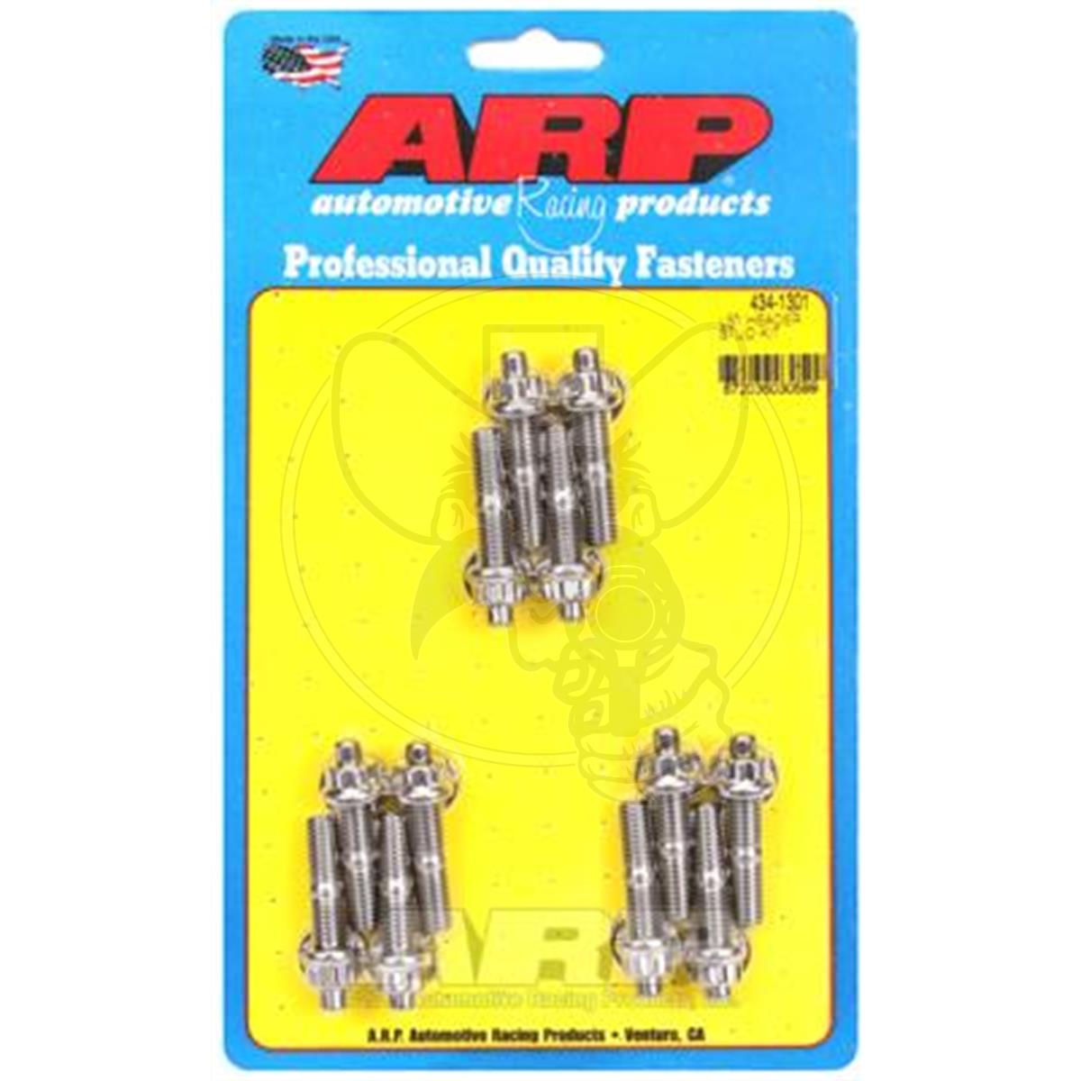 ARP EXHAUST HEADER STUD KIT S/S 8MM 1.75"OAL FITS GM LS GEN III/IV