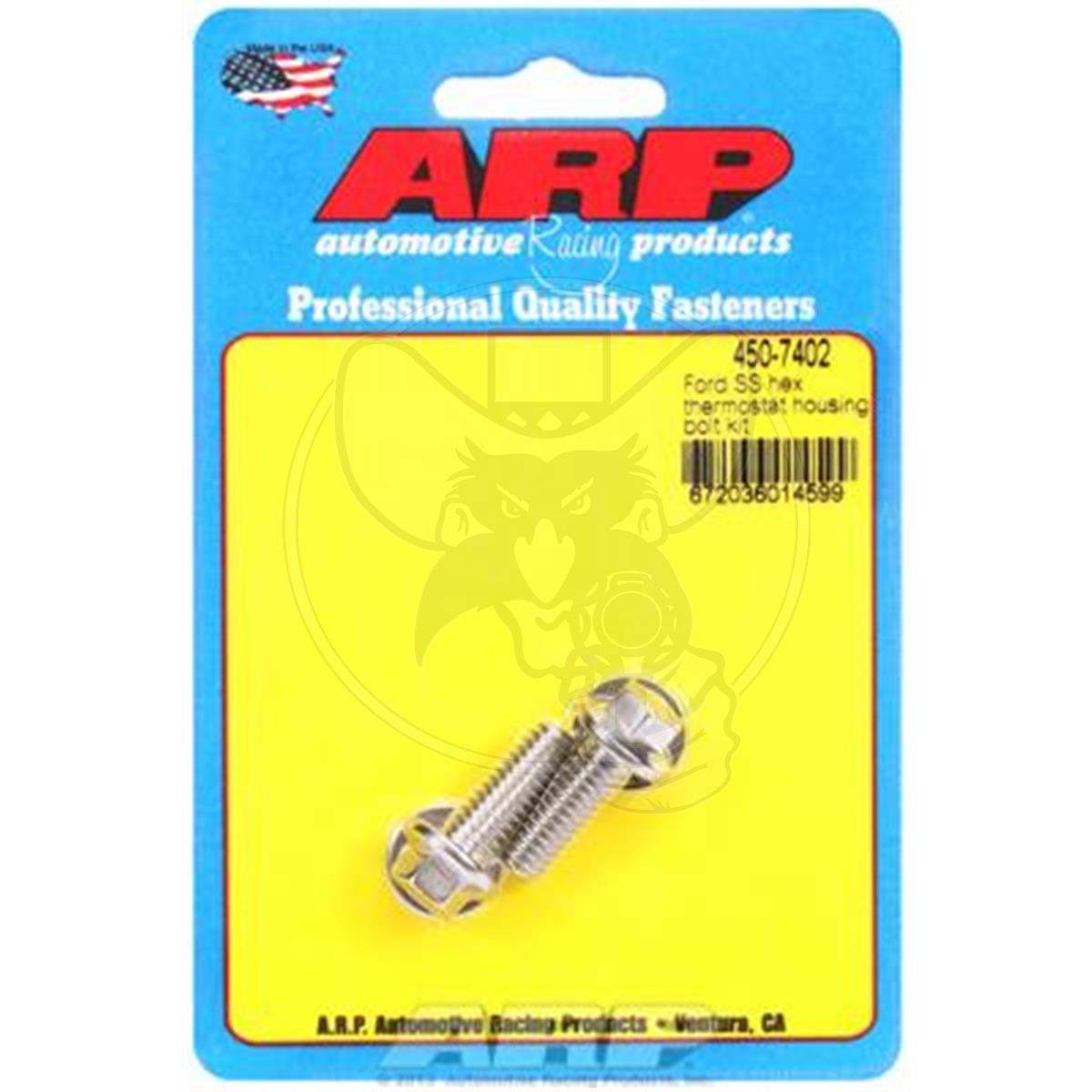 ARP THERMOSTAT HOUSING BOLT KIT FITS FORD WINDSOR 351W S/STEEL HEX