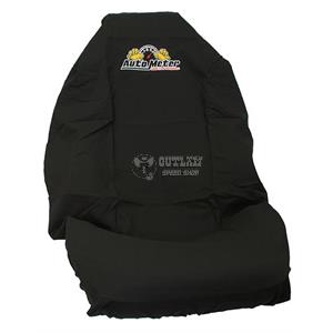 AUTOMETER GAUGES LOGO SEAT COVER THROW OVER STYLE PROTECTIVE COVER BUCKET SEATS