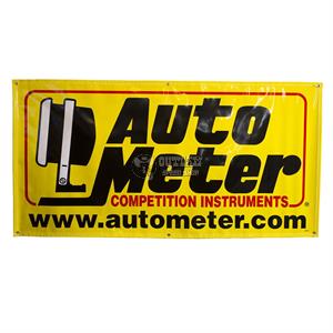 AUTOMETER BANNER RACE LARGE 6FT YELLOW COMPETITION INSTRUMENTS