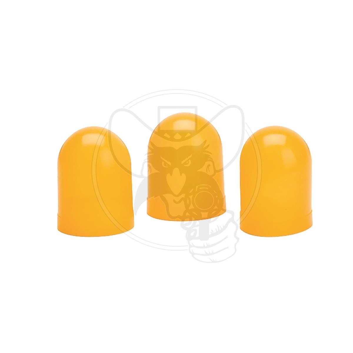 AUTOMETER LIGHT BULB BOOTS - 3-PACK YELLOW