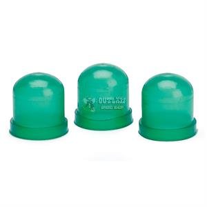 AUTOMETER LIGHT BULB BOOTS - 3-PACK GREEN