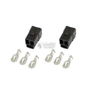 AUTOMETER 3 TERMINAL WIRING CONNECTOR SSE GAUGE CONNECTOR, 2 PACK