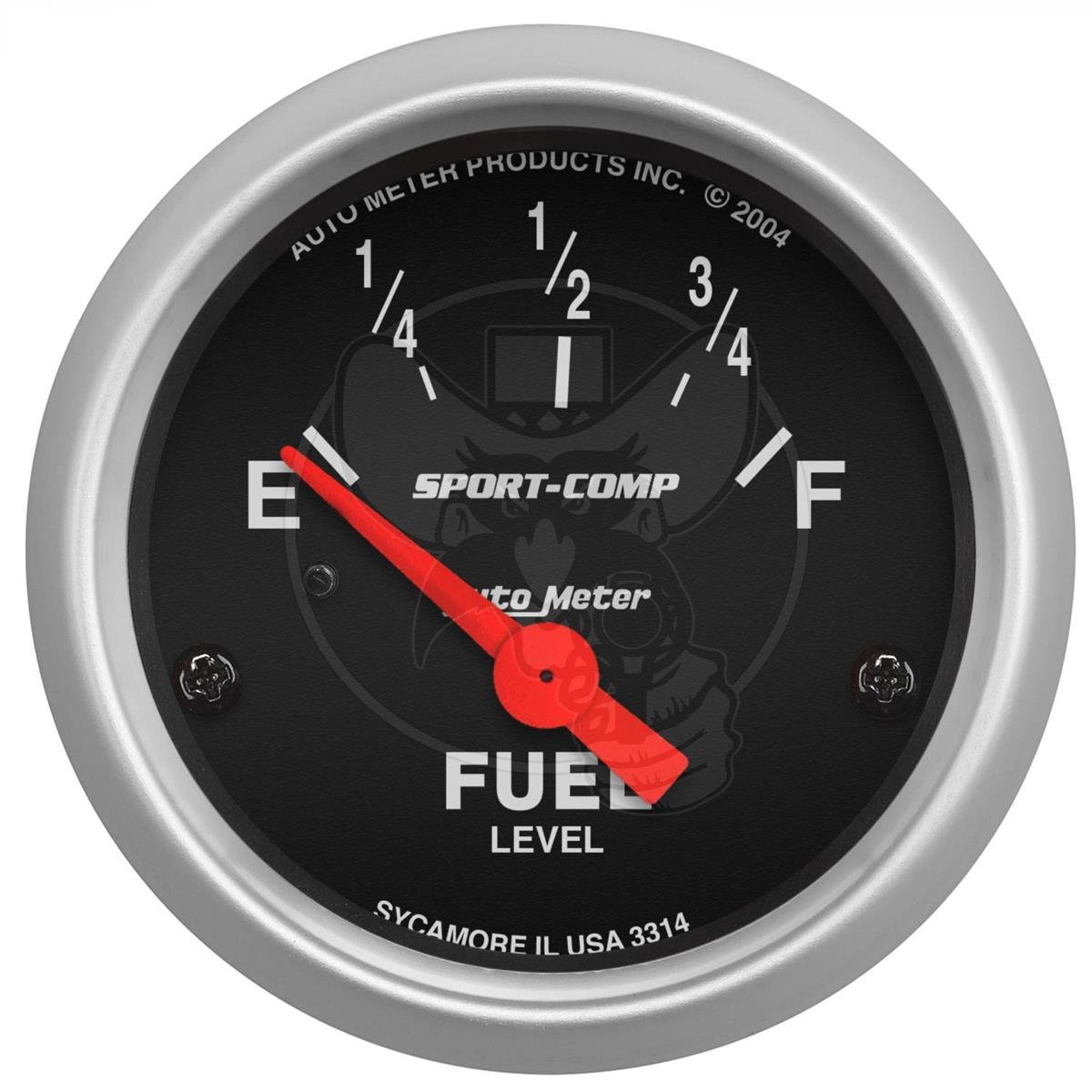 AUTOMETER GAUGE SPORT-COMP FUEL LEVEL 2-1/16" ELECTRIC 0-90 OHM