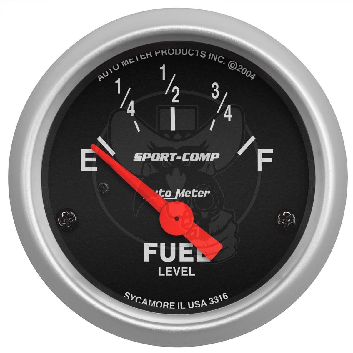 AUTOMETER GAUGE SPORT-COMP FUEL LEVEL 2-1/16" ELECTRIC 240-33 OHMS