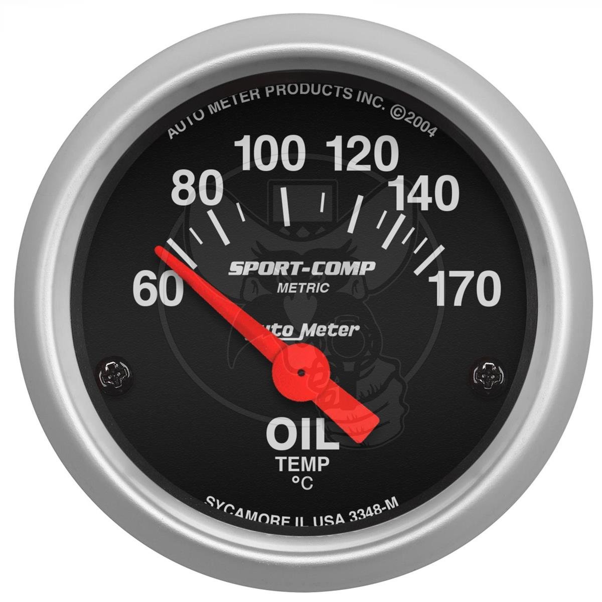 AUTOMETER GAUGE SPORT-COMP OIL TEMPERATURE 2-1/16" 60-150°C ELEC