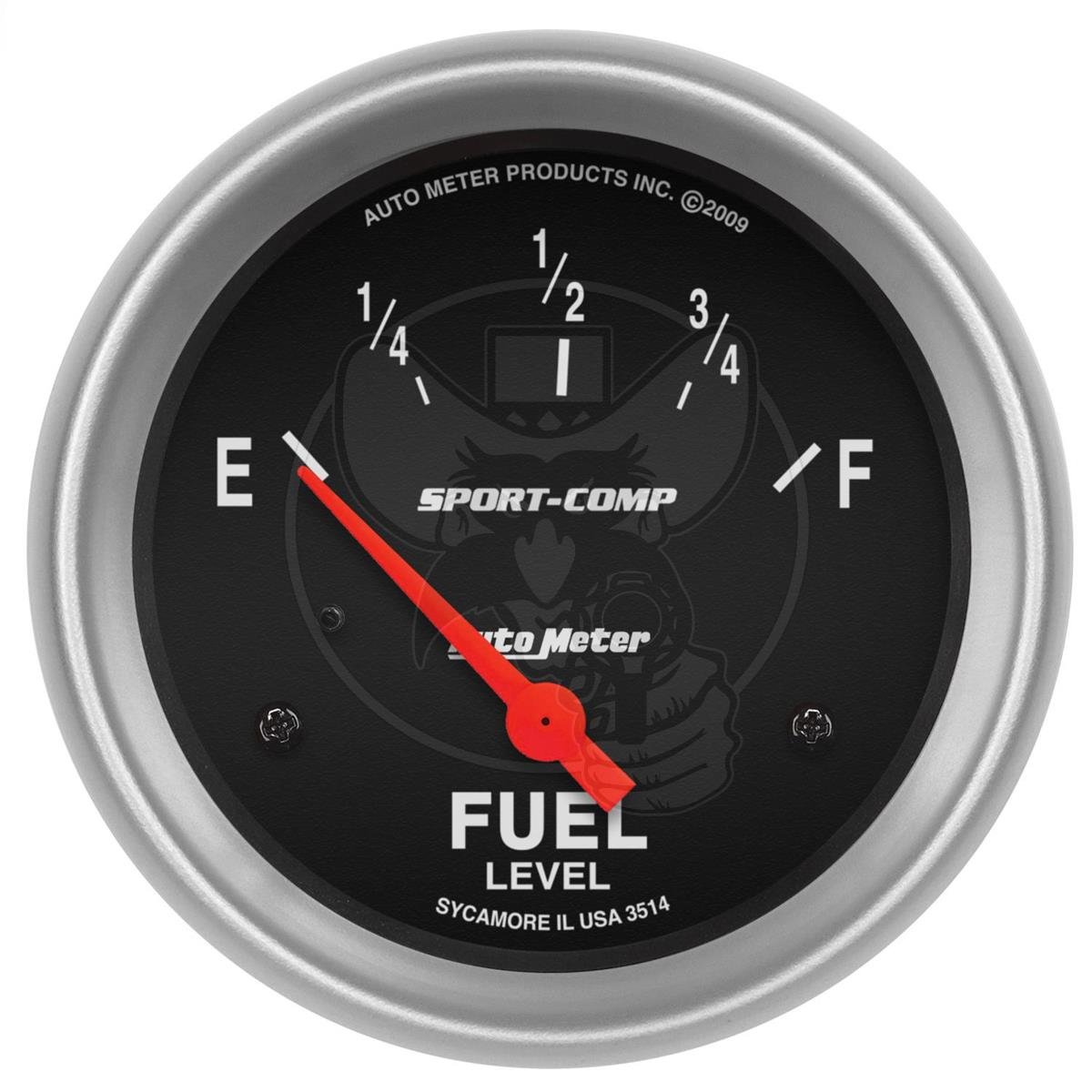 AUTOMETER GAUGE SPORT-COMP FUEL LEVEL 2-5/8" FITS GM 65-97