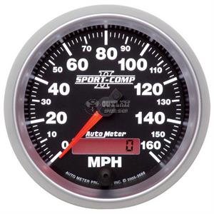 AUTOMETER SPEEDO ELECTRONIC PROGRAMMABLE 3-3/8" 160 MPH