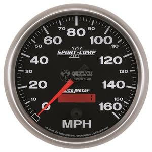 AUTOMETER SPEEDO ELECTRONIC PROGRAMMABLE IN DASH 5" 160 MPH