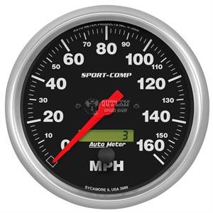 AUTOMETER SPEEDOMETER 5" 160 MPH SPORT COMP ELECTRONIC