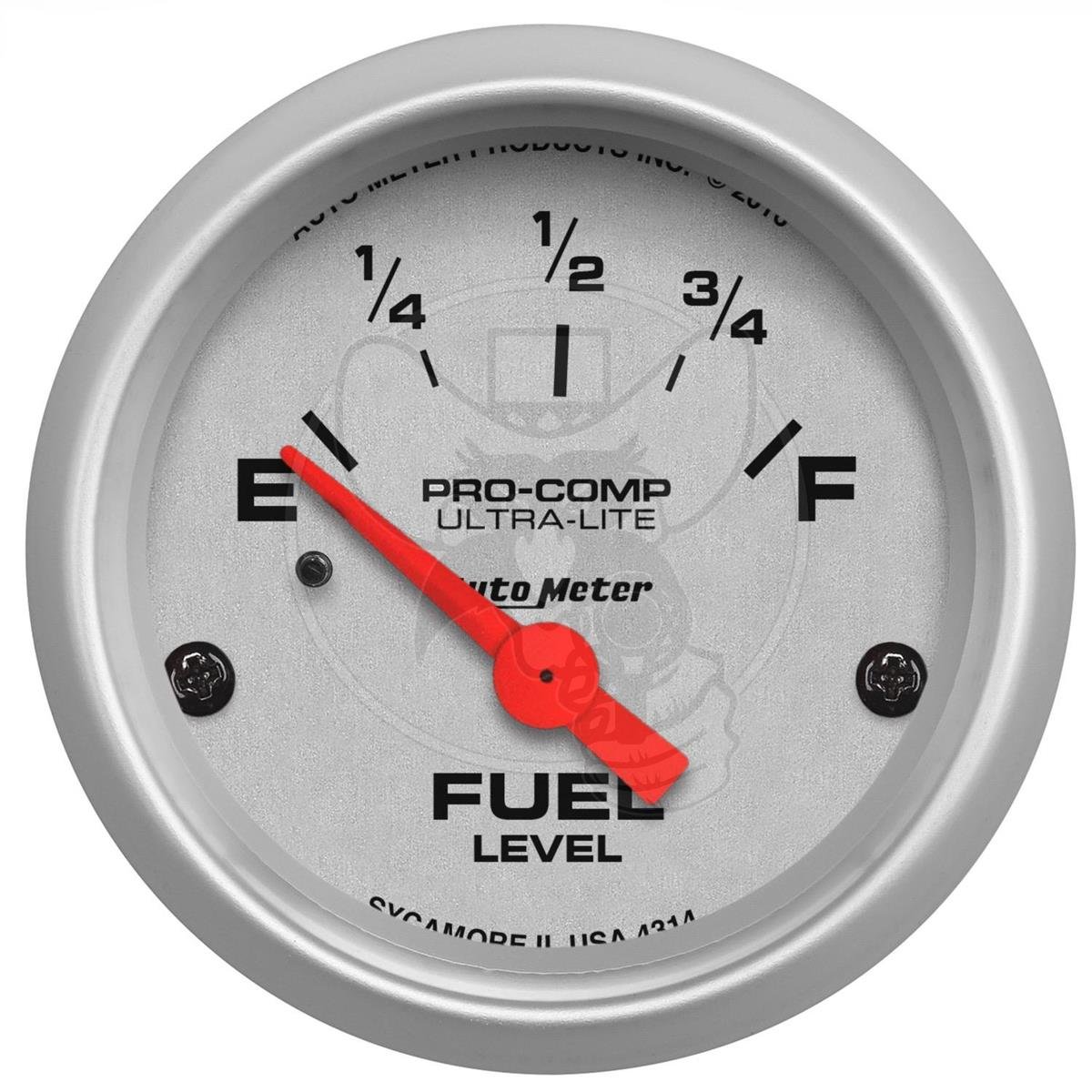 AUTOMETER U/LITE FUEL LEVEL FITS GM 65 ON 2IN