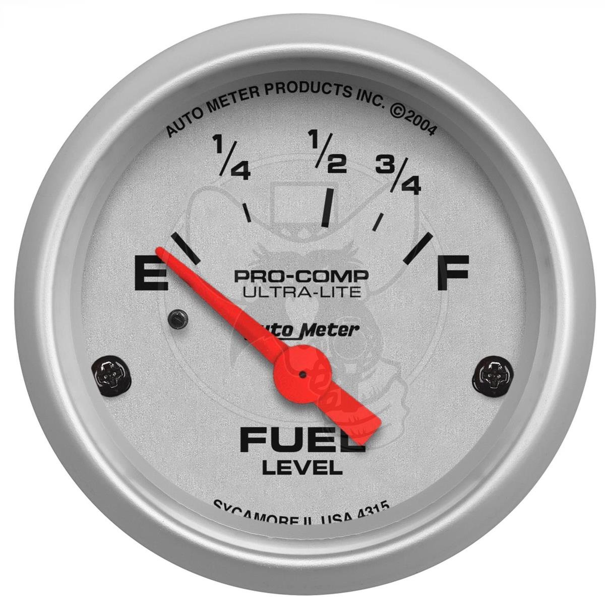 AUTOMETER FUEL LEVEL ULTRA LITE 2-1/16" FITS CHRYSLER FORD BEFORE 1989