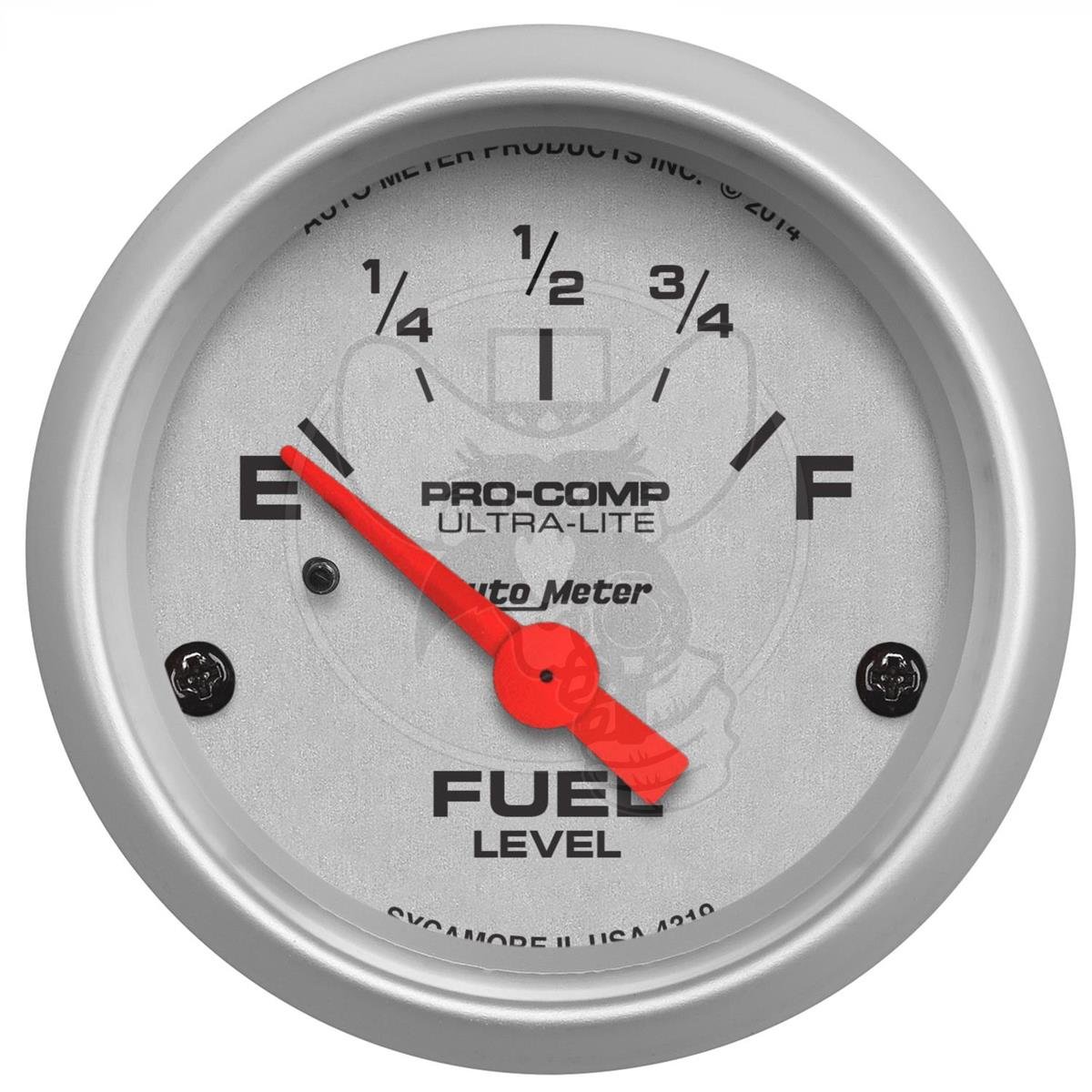 Autometer Gauge 2.1/16" Ultra Lite Fuel Level Gauge