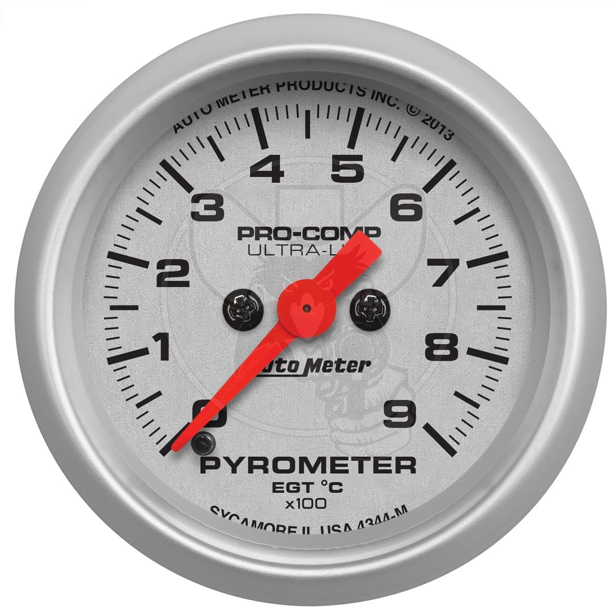2 1/16 Pyrometer AutoMeter 6744-SC Gauge Two Channel Sport-Comp Elite Digital Selectable 