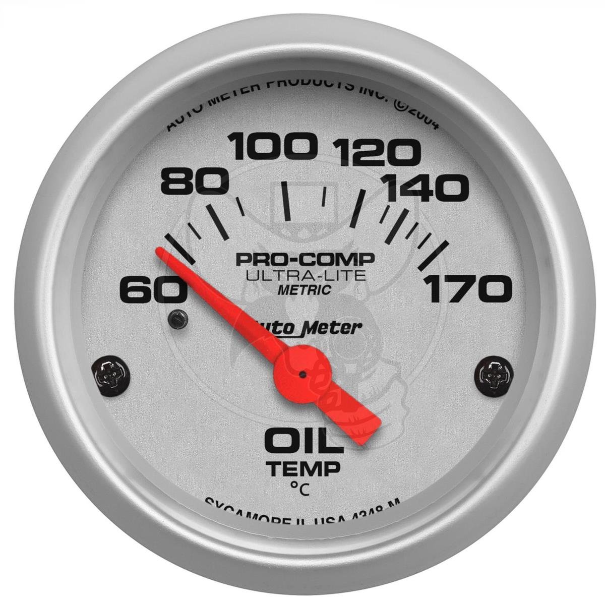 AUTOMETER OIL TEMPERATURE GAUGE ELECTRIC 2-1/16" 60-170°C